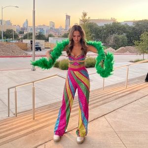 NASTY GAL SEQUIN TWO PIECE SET